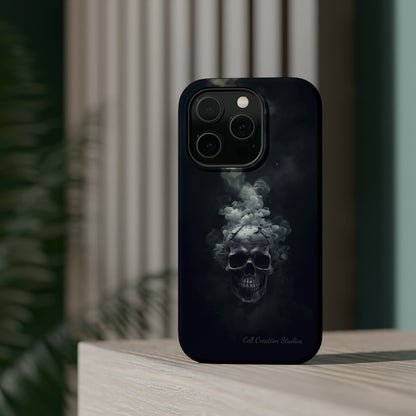 "Ethereal Skull Noir" -MagSafe Tough iPhone Cases