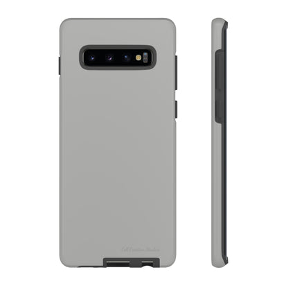 "Sleek Silver Essence" -Tough Samsung Phone Cases