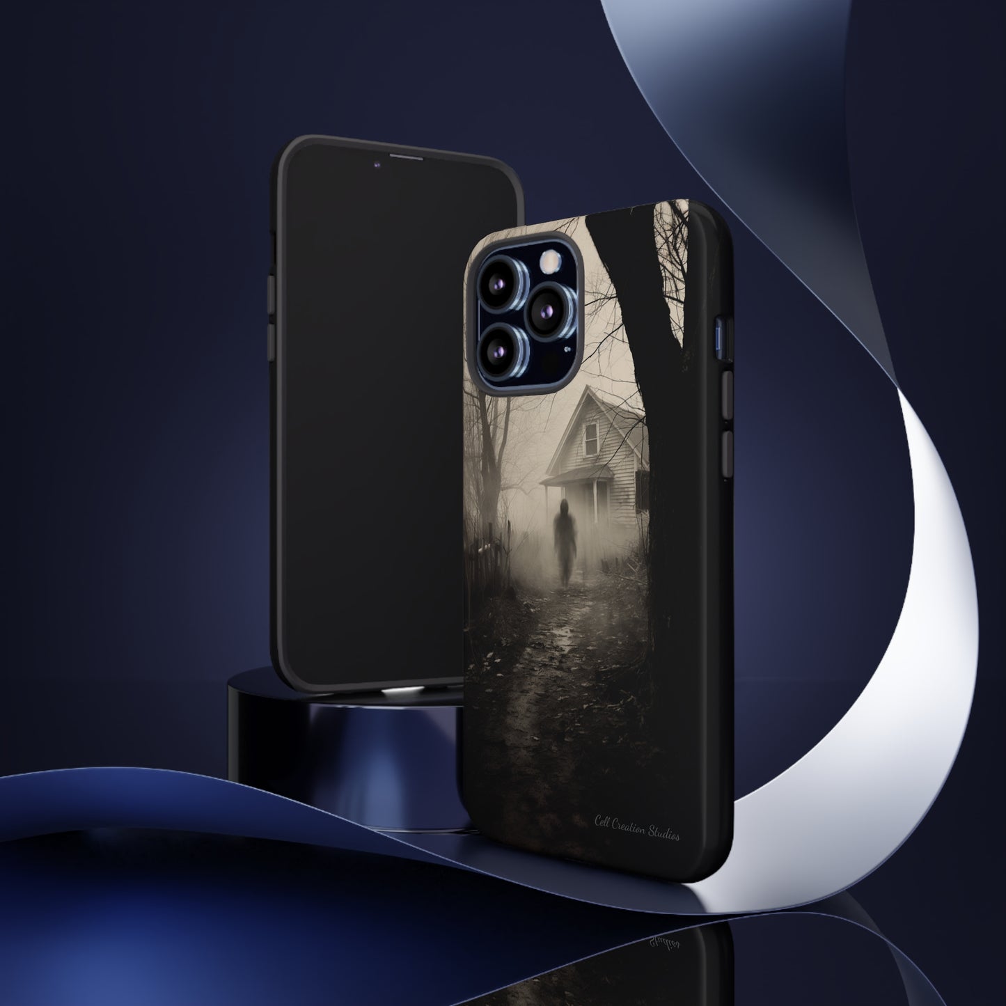 Introducing the "Ethereal Encounter" Cell Phone Case – Unveil the Mystery of the Ghostly Presence -Tough Cases