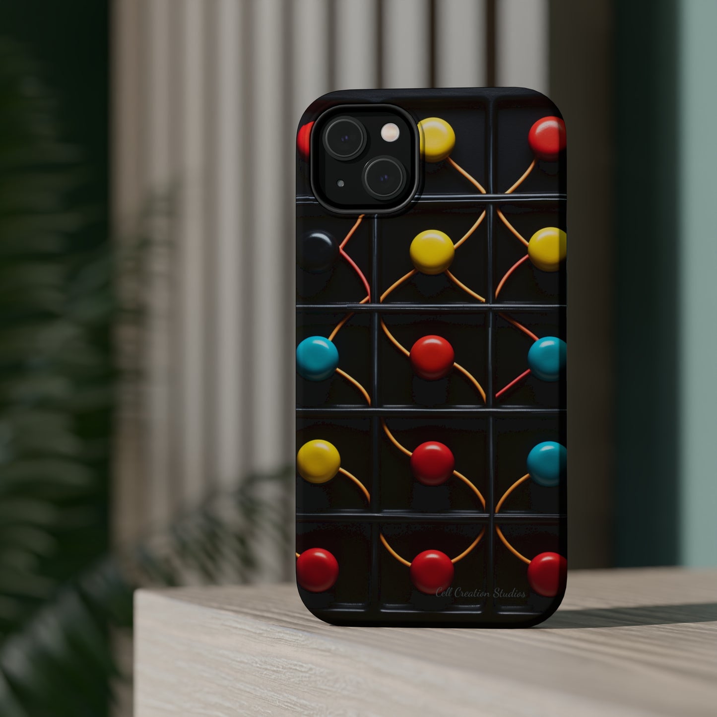 "Vibrant Spheres Fusion" -MagSafe Tough Phone Cases