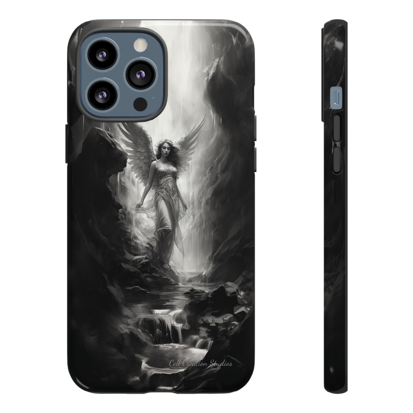 "Seraphic Streams" Angelic Ravine Phone Case -Tough Cases