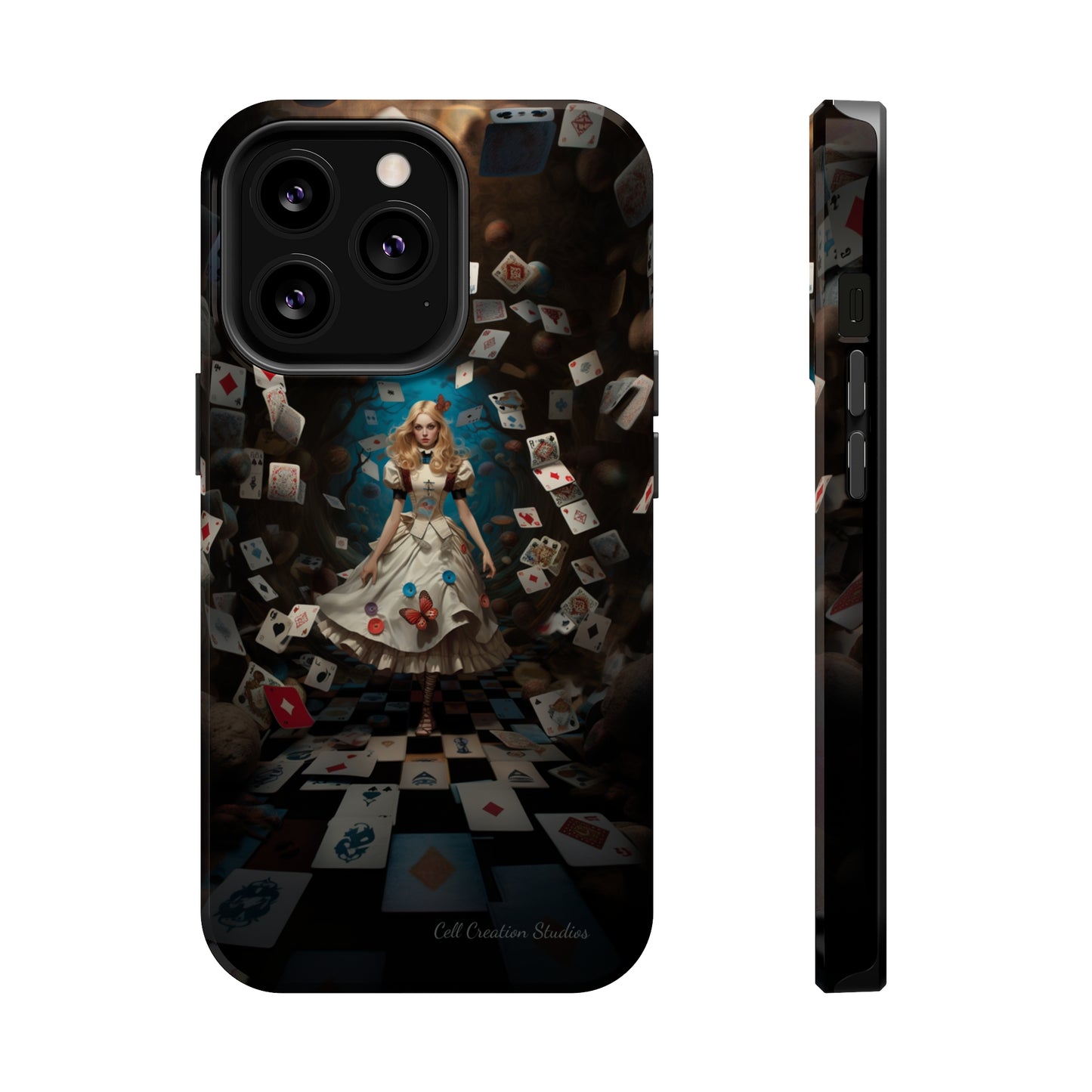 Introducing the "Alice in Wonderland" Cell Phone Case – A Journey Through Imagination -MagSafe Tough Cases