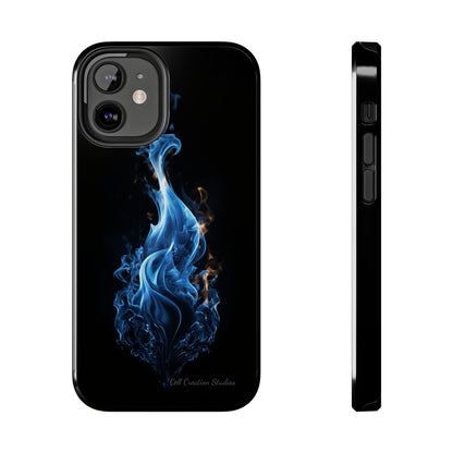 "Blue Flame" Phone Case: Ignite Your Style with Fiery Elegance -Tough Phone Cases