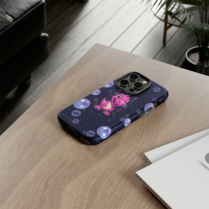 "Dino Glam" Glitter Dinosaur Phone Case -Tough Cases