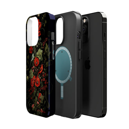 "Floral Serenade Elegance" -MagSafe Tough iPhone Cases