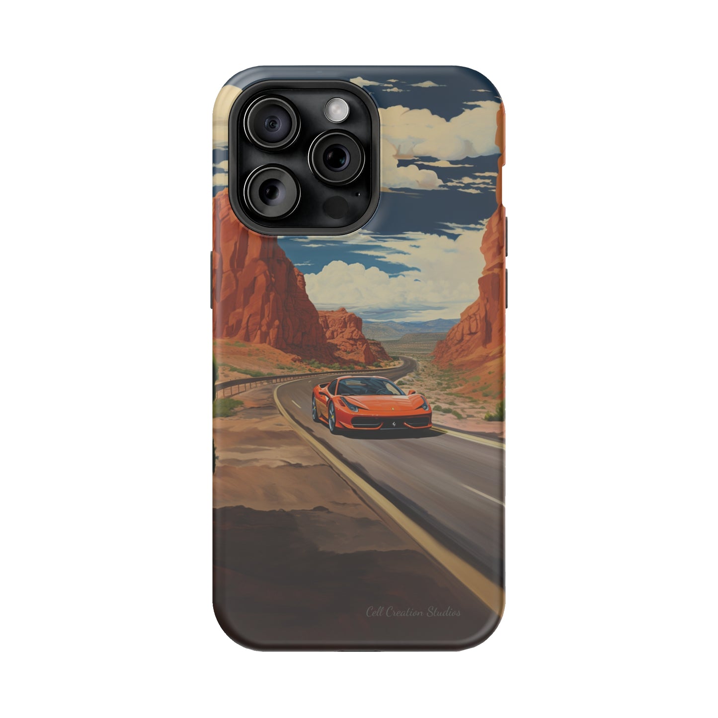 "Desert Racer Ferrari Edition" -MagSafe Tough iPhone Cases