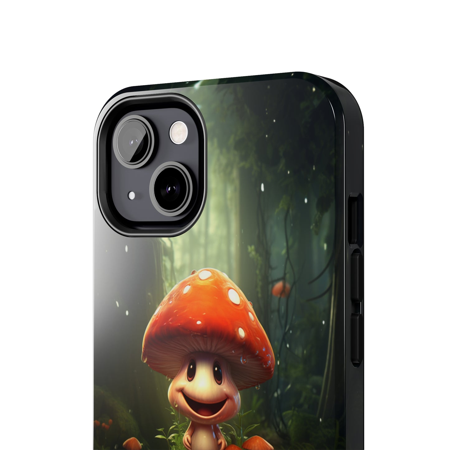 Introducing the "Cheerful Smiling Mushroom" Cell Phone Case – Spread Joy with Every Glance -Tough Phone Cases