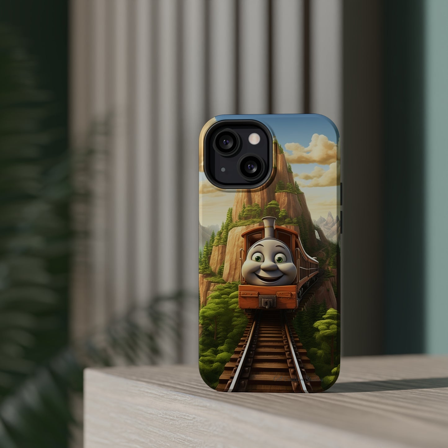 The "Mountain Journey Train" Character Phone Case -MagSafe Tough Cases