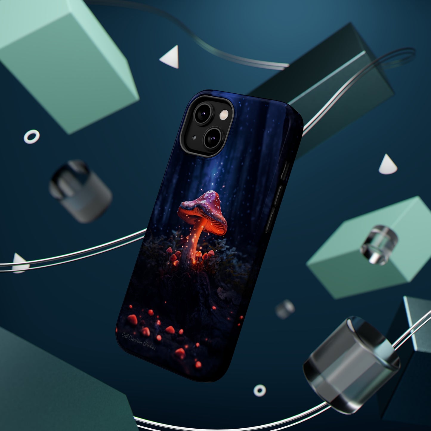 Introducing the "Enchanted Magic Mushroom" Cell Phone Case – Unveil the Mystical Realm -MagSafe Tough Cases