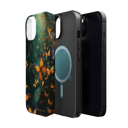 Introducing the "Butterfly Symphony" Cell Phone Case – Embrace the Dance of Nature! -MagSafe Tough Cases