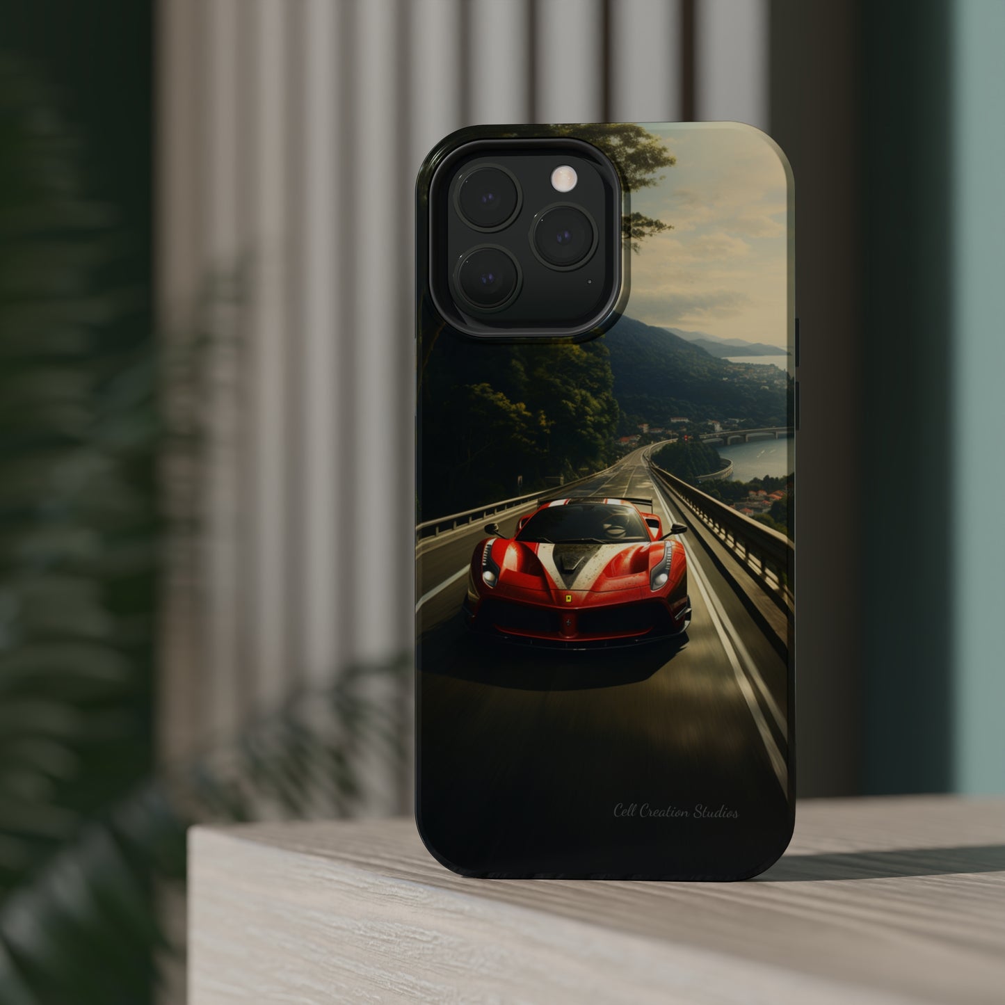 "Tropical Thrill Ferrari Edition" -MagSafe Tough iPhone Cases