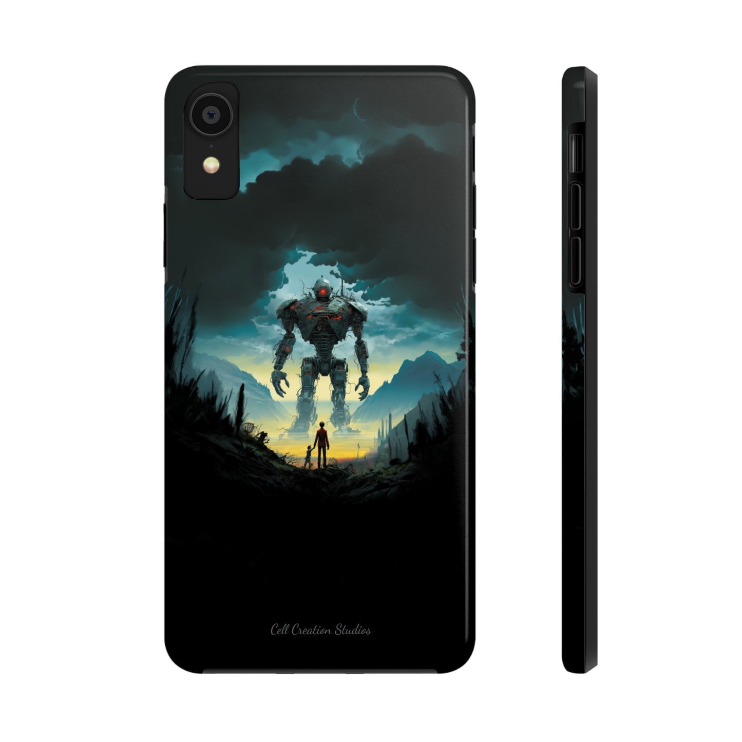 Introducing the "Rising Titan" Cell Phone Case – Witness the Astonishing Emergence of a Giant Robot! -Tough Phone Cases