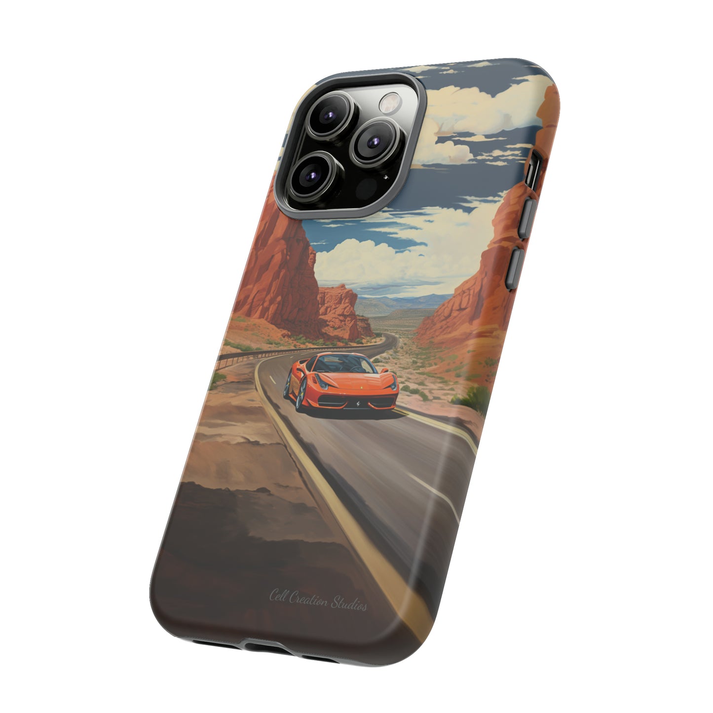 "Desert Racer Ferrari Edition" -Tough iPhone Cases