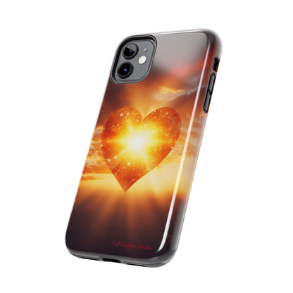 Introducing the "Sunlit Heart" Cell Phone Case – Embrace Love and Radiance -Tough Phone Cases