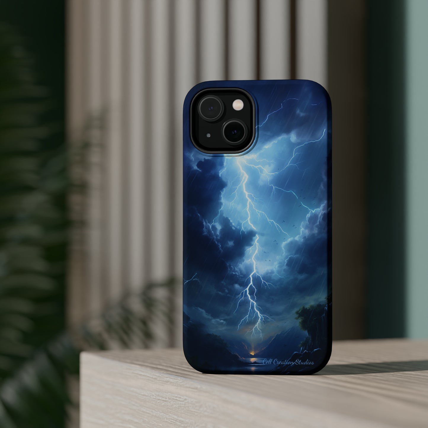 Introducing the "Stormy Serenity" Cell Phone Case – Embrace Nature -MagSafe Tough Cases