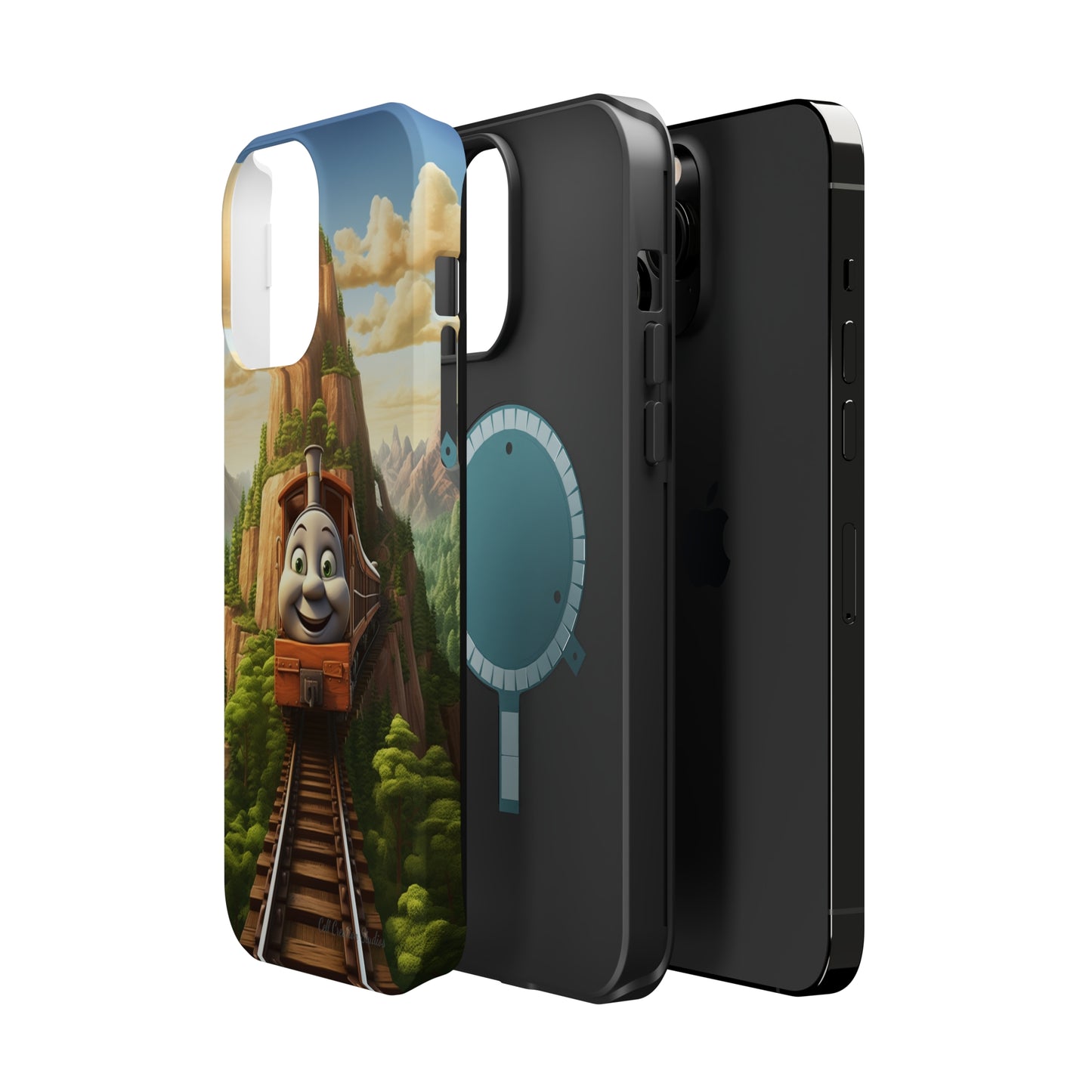 The "Mountain Journey Train" Character Phone Case -MagSafe Tough Cases