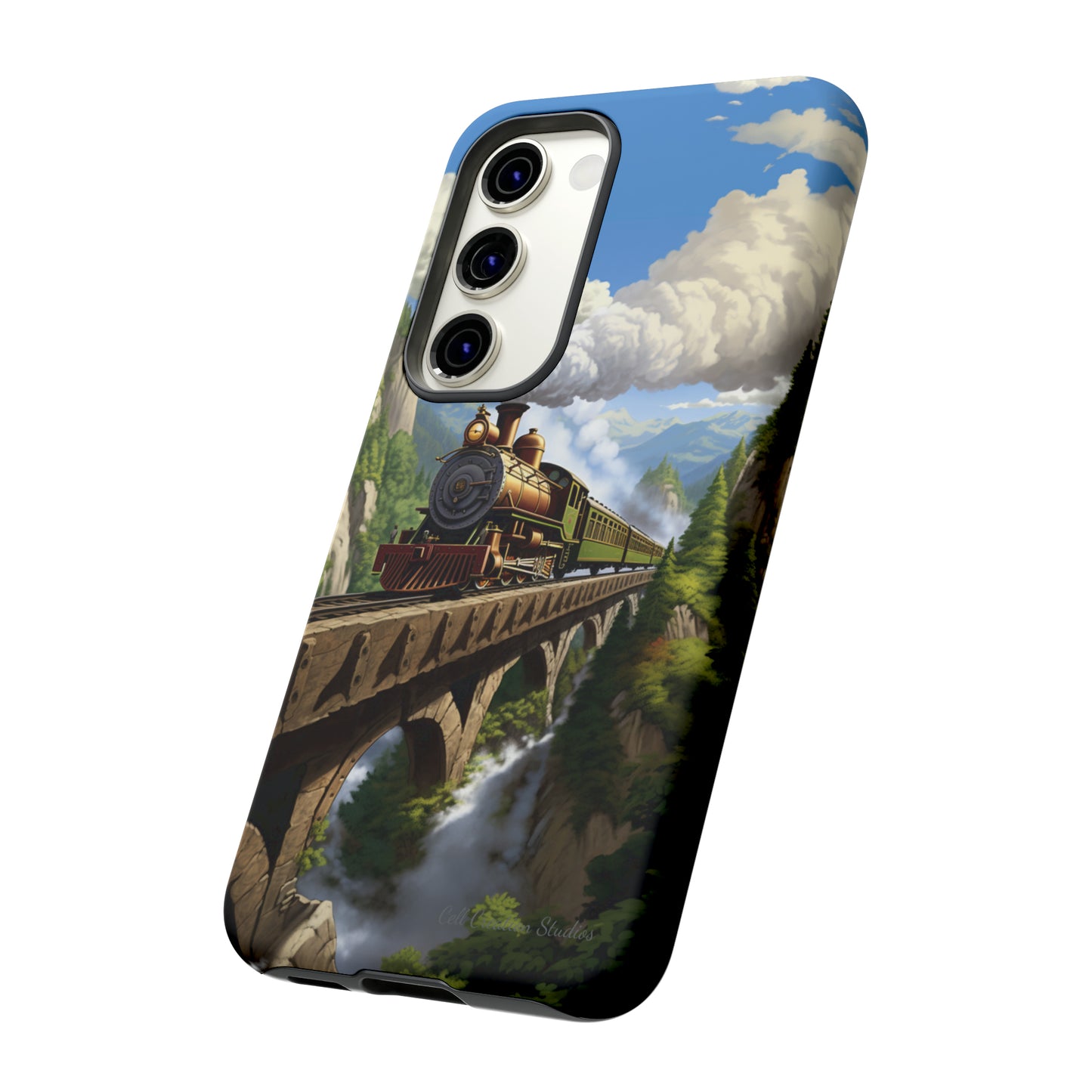 The "Scenic Mountain Train" Phone Case -Tough Cases