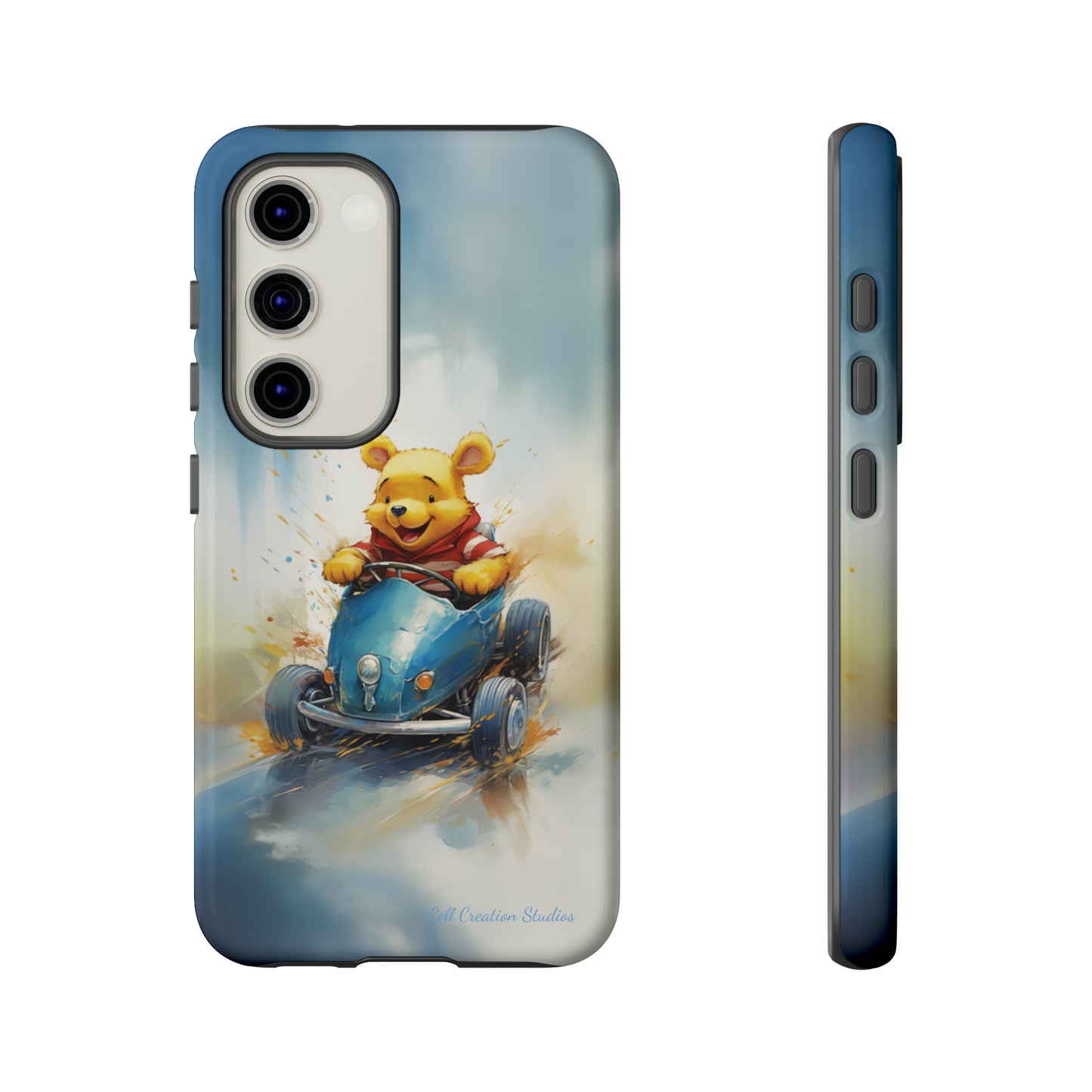 "Winnie-the-Pooh's Race Day" Phone Case -Tough Cases