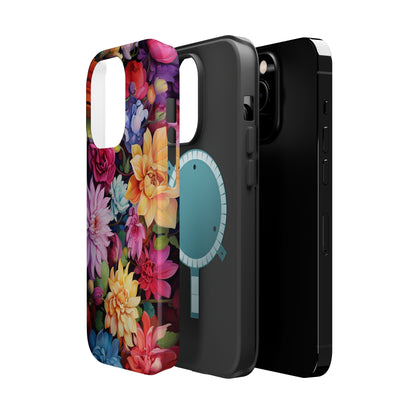 Introducing the "Blossom Beauty" Cell Phone Case – Elevate Your Style with Floral Charm -MagSafe Tough Cases