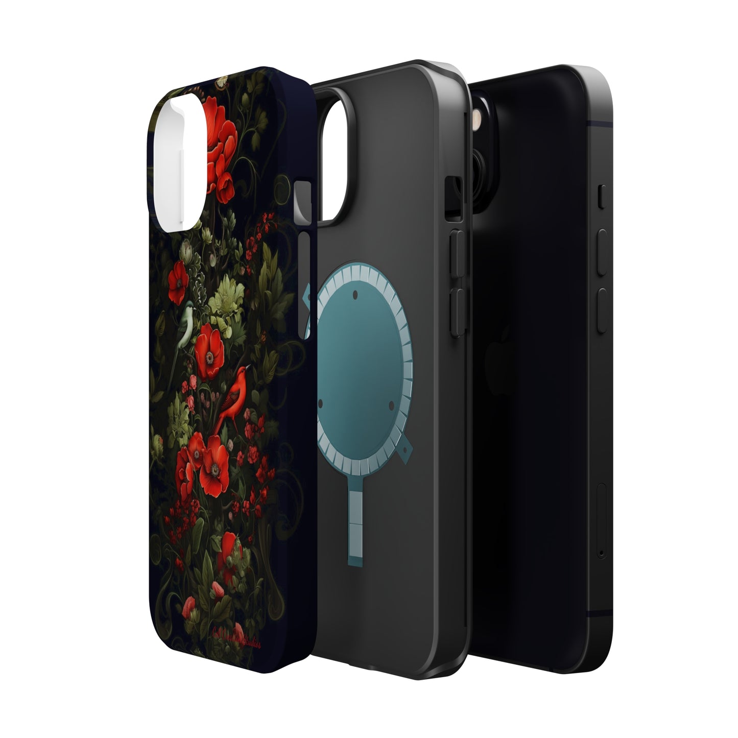 "Floral Serenade Elegance" -MagSafe Tough iPhone Cases