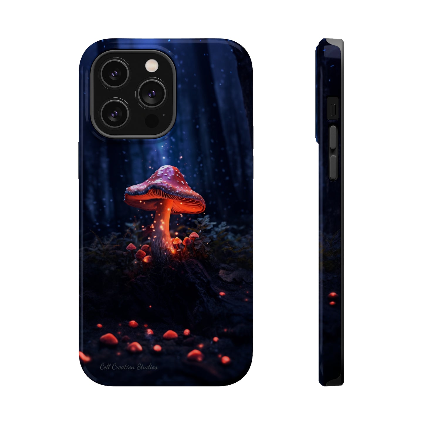 Introducing the "Enchanted Magic Mushroom" Cell Phone Case – Unveil the Mystical Realm -MagSafe Tough Cases