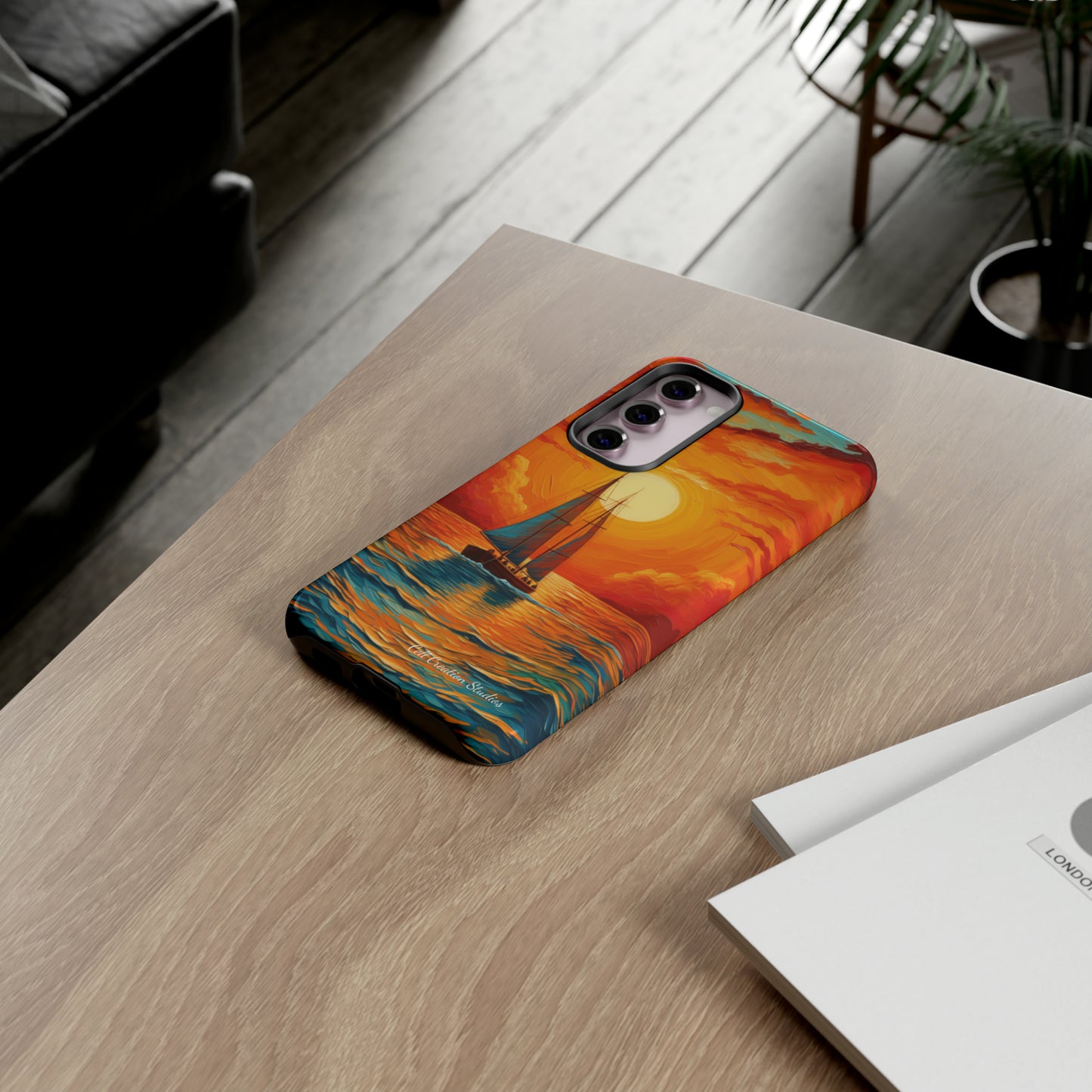 "Sailboat Sunset" - Tough Samsung Cases