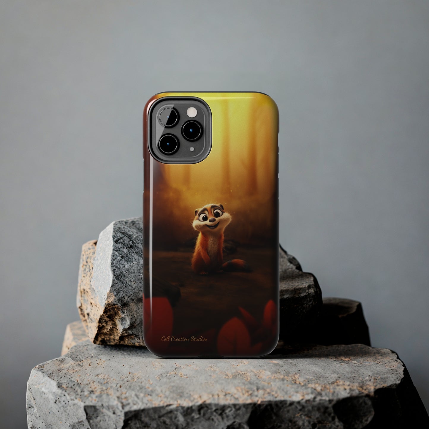 Introducing the "Woodland Chipmunk" Cell Phone Case – Embrace Natural Playfulness with Every Glance-Tough Phone Cases