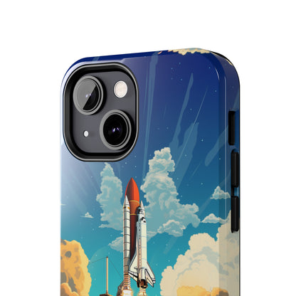 Introducing the "NASA Space Shuttle Launch" Cell Phone Case – Elevate Your Style to New Heights -Tough Phone Cases