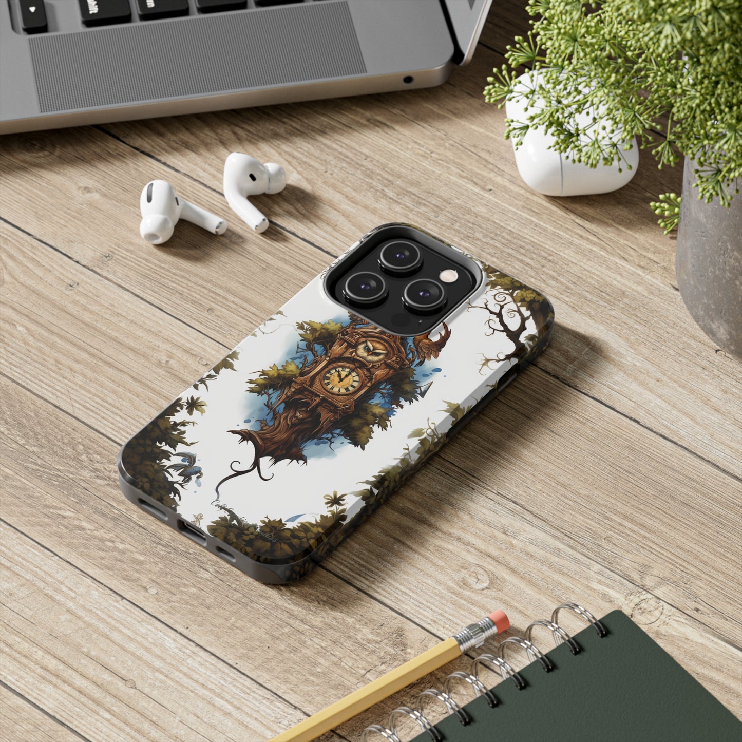 Introducing the "Timeless Charm Cuckoo Clock" Cell Phone Case – Embrace Vintage Elegance -Tough Phone Cases