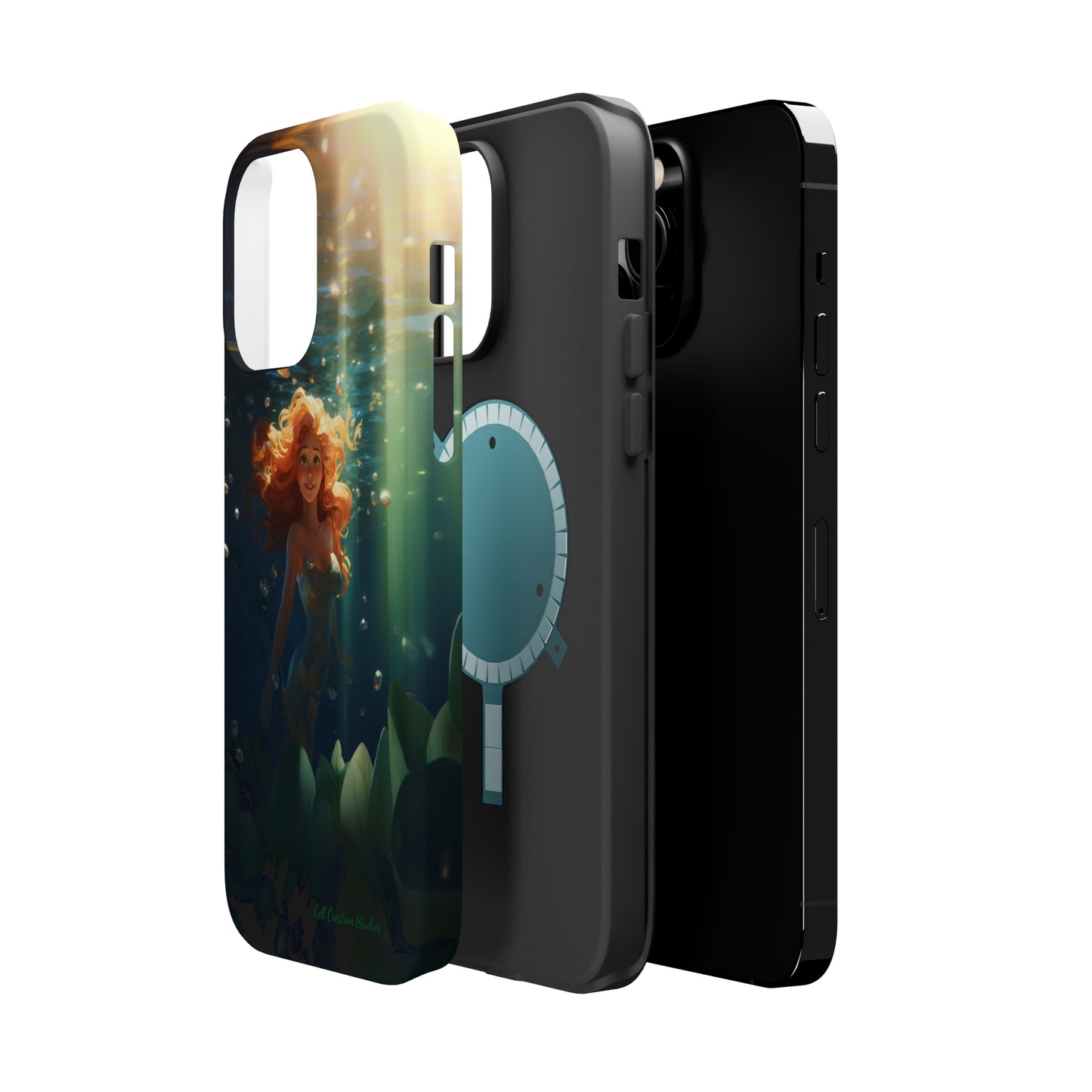 Dive into Enchantment with Our "Ariel Little Mermaid" Phone Case -MagSafe Tough Cases