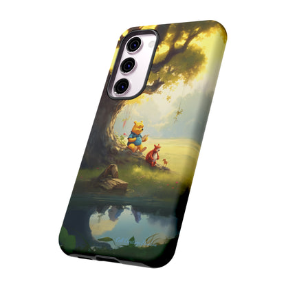 Introducing the "Winnie-The-Pooh Storytime" Cell Phone Case – A Nostalgic Journey with Friends -Tough Cases