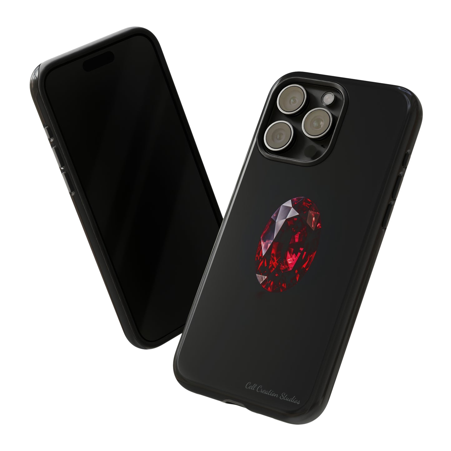 "Ruby Radiance" Phone Case -Tough Cases