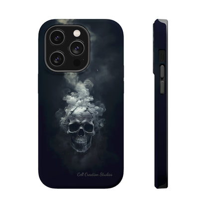 "Ethereal Skull Noir" -MagSafe Tough iPhone Cases