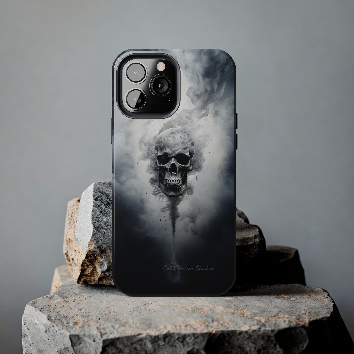 "Mystic Smoke Skull" -Tough iPhone Cases