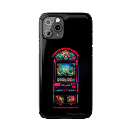 Introducing the "Vibrant Slot Frenzy" Cell Phone Case – Experience the Thrill of Colors and Luck -Slim Phone Cases