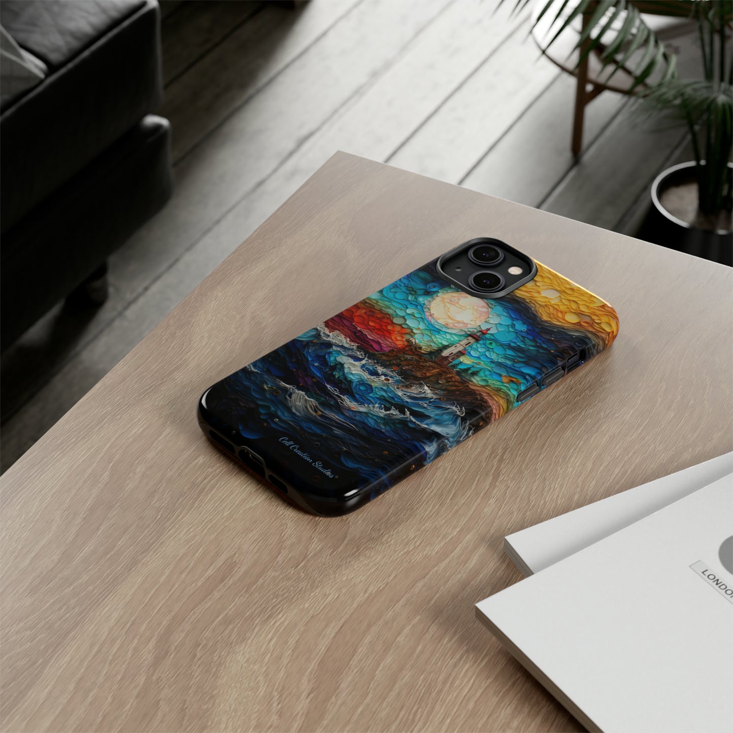 "Coastal Canvas Guardian" -Tough iPhone Cases