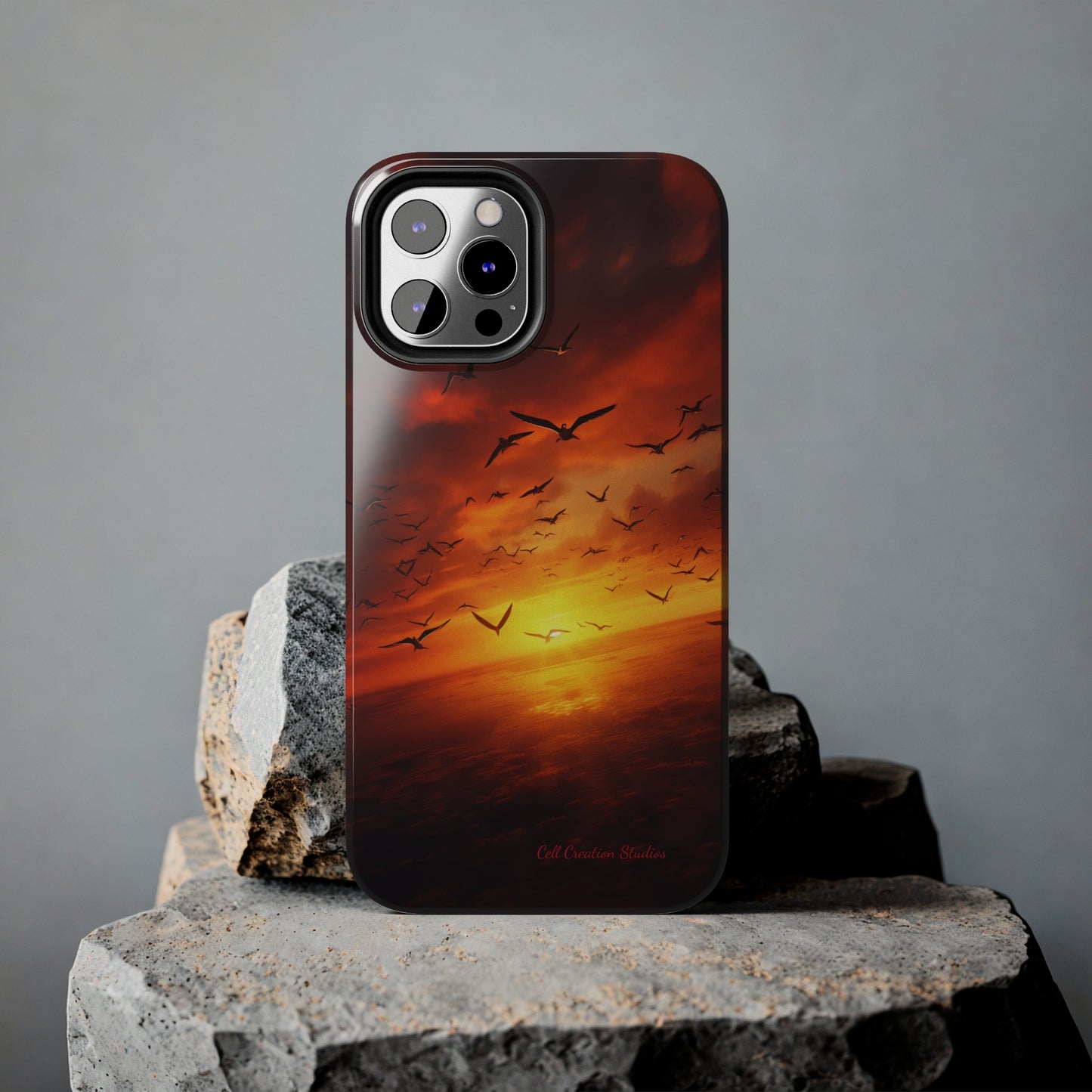 Introducing the "Sunset Soar" Cell Phone Case – Embrace Freedom and Beauty -Tough Phone Cases