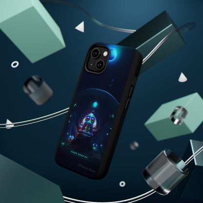 The "Cosmic Cruising Bored Alien" Phone Case -MagSafe Tough Cases