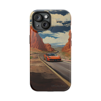 "Desert Racer Ferrari Edition" -MagSafe Tough iPhone Cases