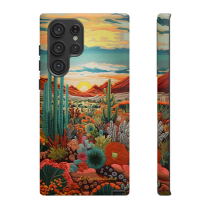 "Desert Bloom Embroidery" -Tough Samsung Cases