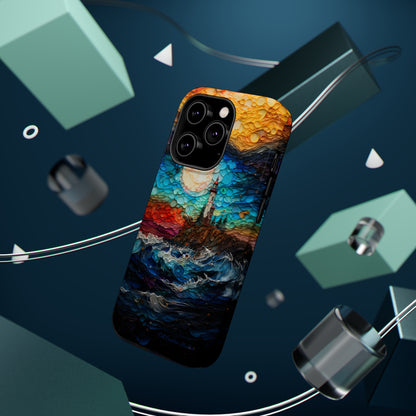 "Coastal Canvas Guardian" -MagSafe Tough iPhone Cases