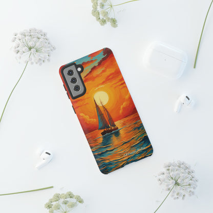 "Sailboat Sunset" - Tough Samsung Cases