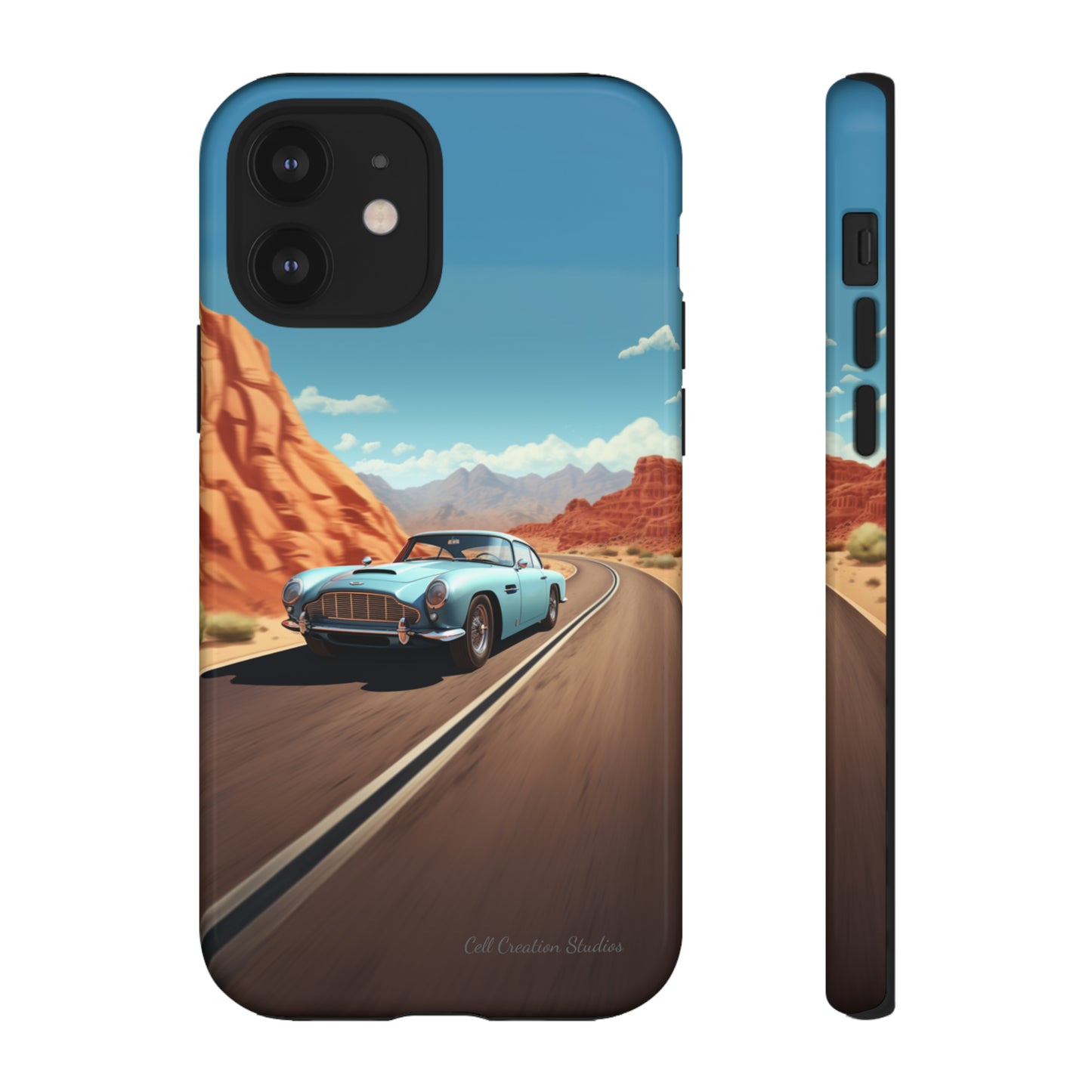 "Silver Racing Legend" -Tough iPhone Cases