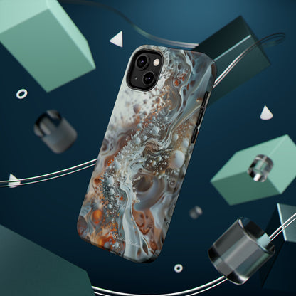 "3D Liquid Splash" -MagSafe Tough iPhone Cases