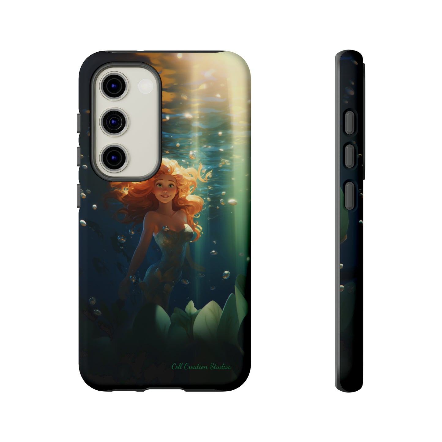 Dive into Enchantment with Our "Ariel Little Mermaid" Phone Case -Tough Cases