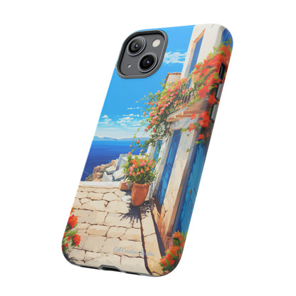 "Mediterranean Bliss Horizon" -Tough iPhone Cases