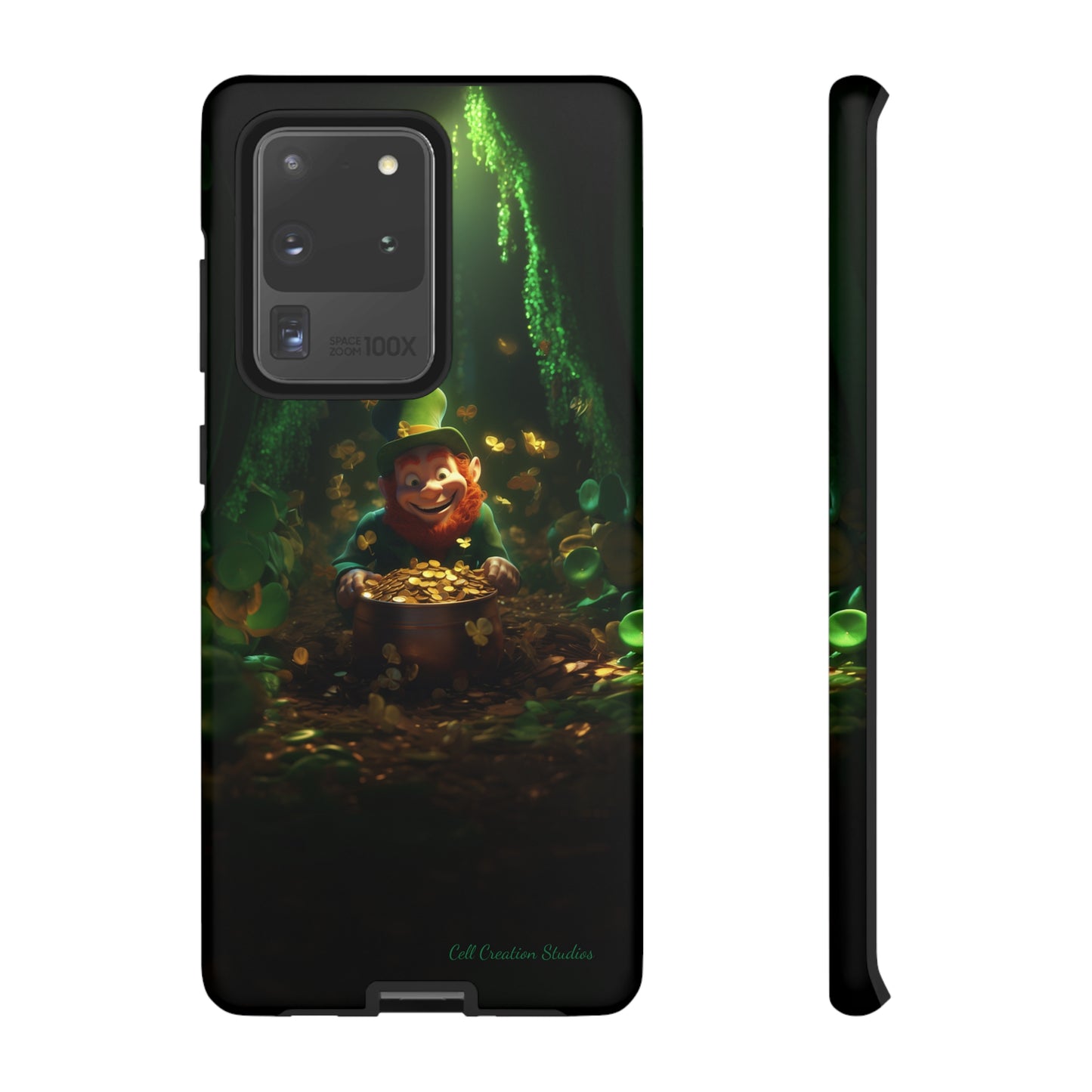 Introducing the "Leprechaun's Pot of Gold" Cell Phone Case – A Touch of Irish Charm -Tough Cases