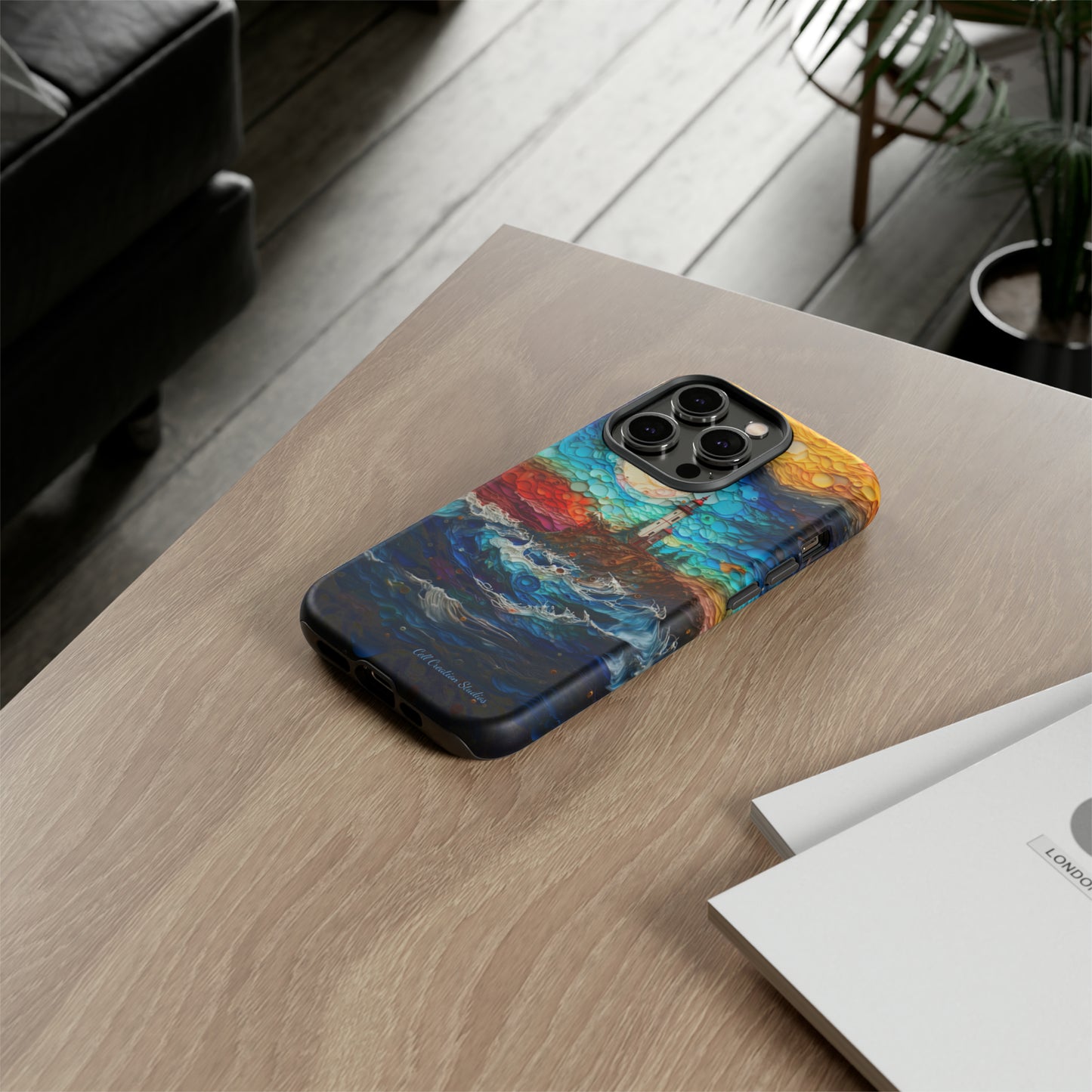 "Coastal Canvas Guardian" -Tough iPhone Cases