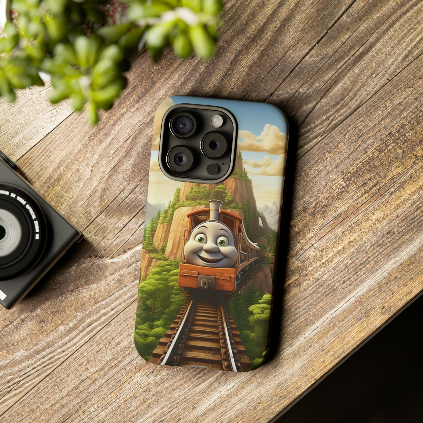 The "Mountain Journey Train" Character Phone Case-Tough Cases