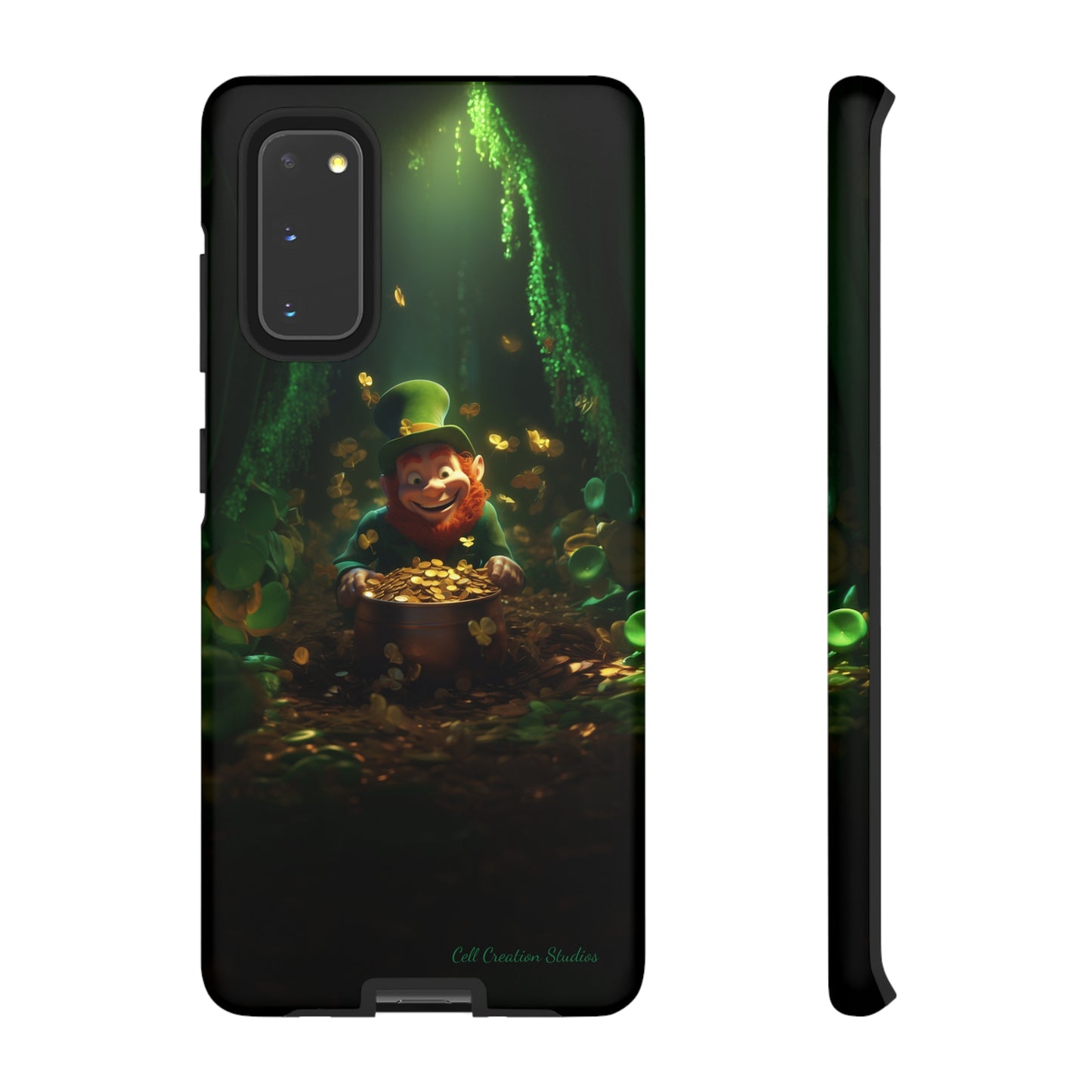 Introducing the "Leprechaun's Pot of Gold" Cell Phone Case – A Touch of Irish Charm -Tough Cases